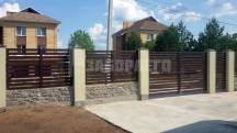 Возведение забора из дерева Возведение деревянного забора