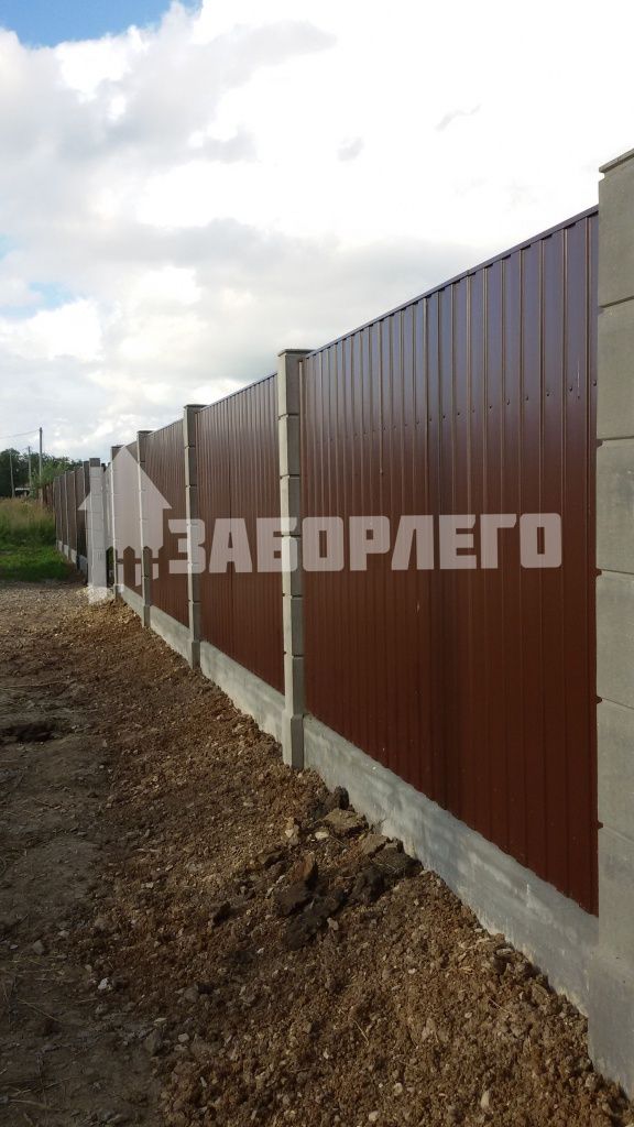Заборы из профлиста по оптовым ценам Заборы из профнастила в Екатеринбурге за 5 дней